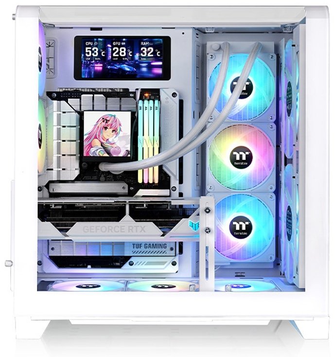 Корпус Thermaltake CA-11F-00M6WN-00 белый купить,NaN