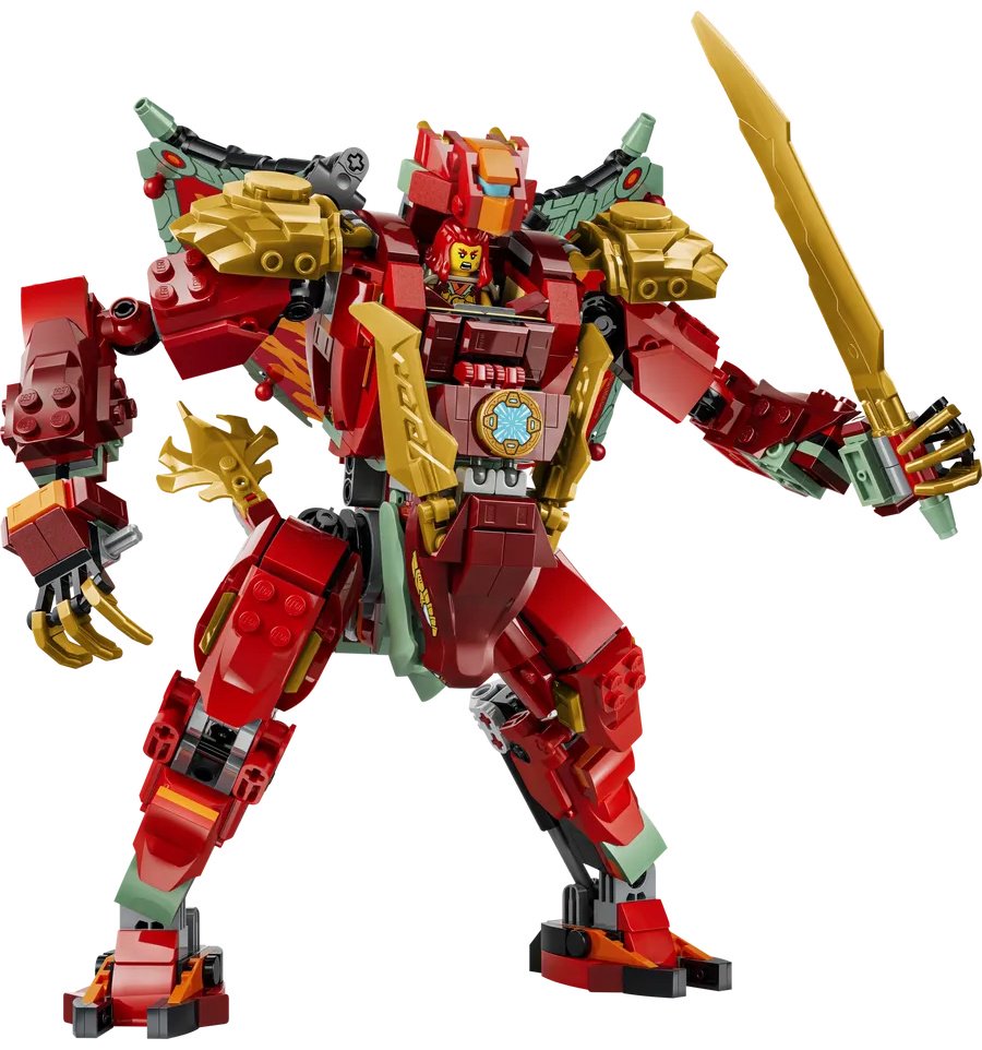 Конструктор LEGO Конструктор Lego Ninjago Трансформирующийся робот-дракон Вайлдфаера 71868, деталей 821 шт