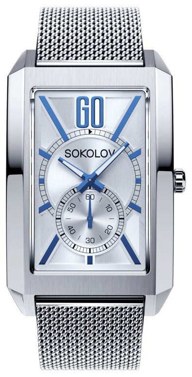 Часы Кварцевые SOKOLOV 351.71.00.000.06.04.3 сталь купить,57400