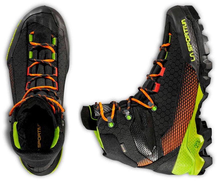 Ботинки La Sportiva серый, салатовый