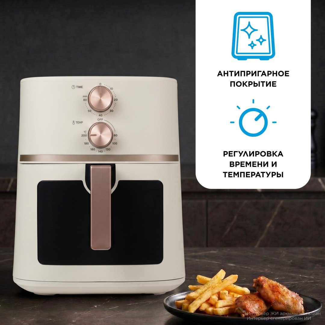 Аэрогриль Midea MF-TY70M (W) 7 л молочный купить,39990