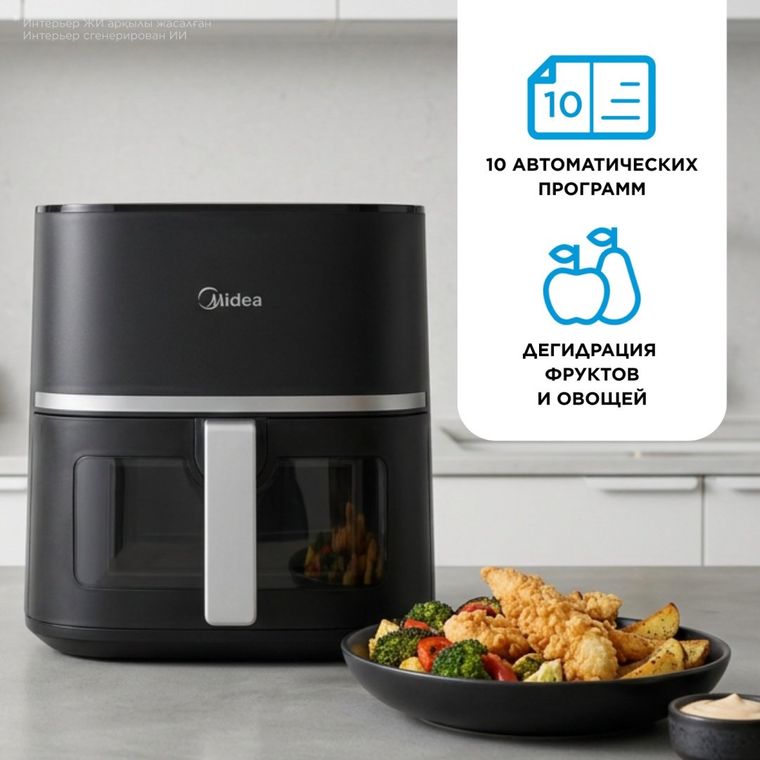 Аэрогриль Midea MF-CY55M (G)  