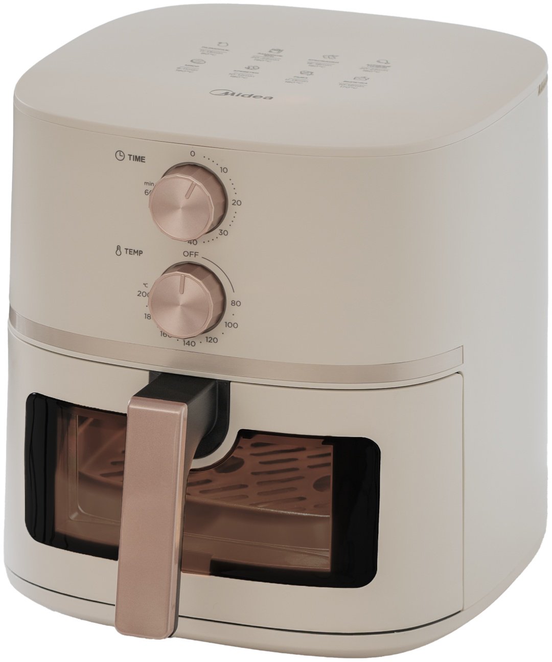 Аэрогриль Midea MF-TY55M (W) 5 л молочный купить,24990