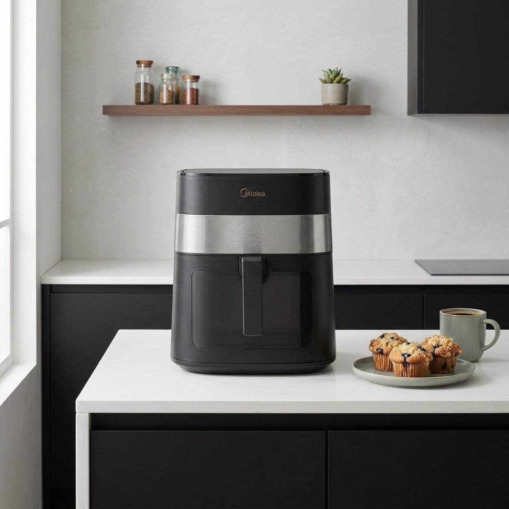 Аэрогриль Midea MF-CY70MT (B) 7 л черный, стальной купить,38990