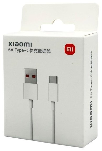 Кабель Xiaomi USB TypeC (M), USB Type-A (M), 1 м, H26250 белый купить,NaN