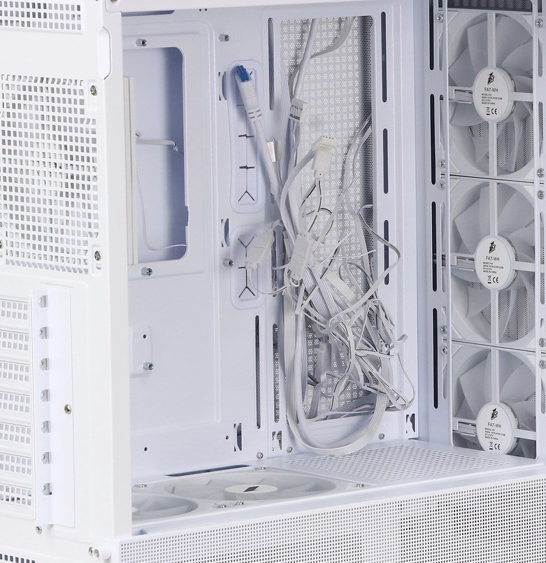 Корпус 1STPLAYER WD7 (WD7-WH-4FA7-W-2FA7R-W) белый купить,NaN