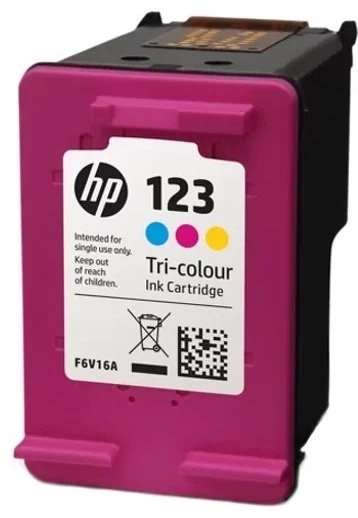 Картриджи HP F6V16AE 123 многоцветный купить,NaN