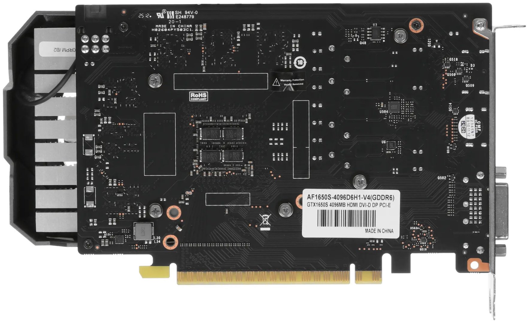 Видеокарта AFOX GTX 1650 Super AF1650S-4096D6H1-V4 4 Гб купить,NaN