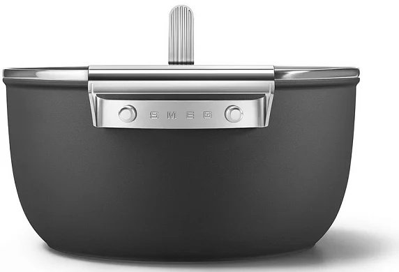 Кастрюля 5.4 л, Smeg CSF2412BLM керамика купить,NaN