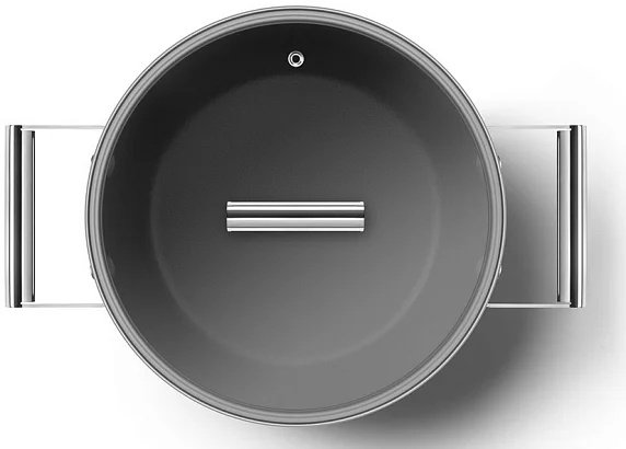 Кастрюля 5.4 л, Smeg CSF2412BLM керамика купить,NaN