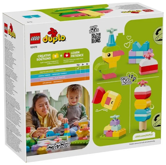 Конструктор LEGO Duplo Дупло Разноцветная коробка для творчества 10479, деталей 80 шт купить,NaN