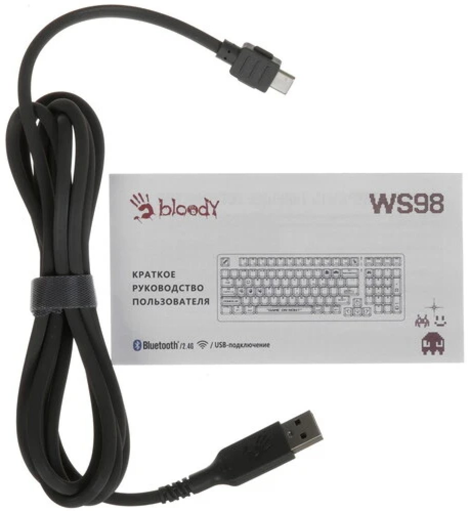 Клавиатура A4Tech Bloody WS98 Pixels Red серый купить,NaN
