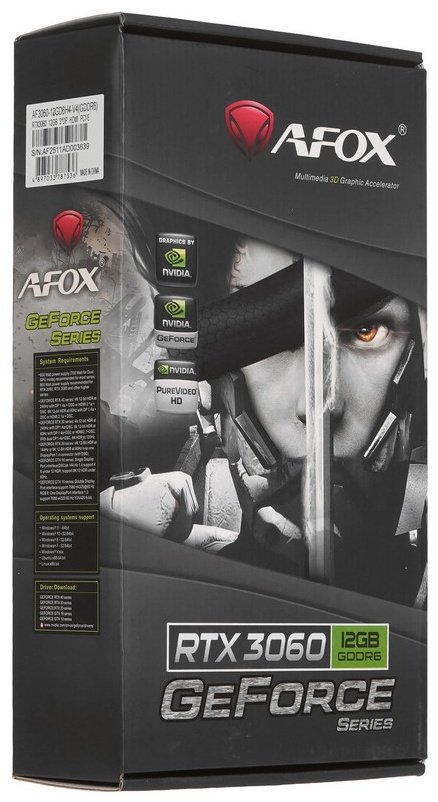 Видеокарта AFOX RTX 3060 D6 Dual (AF3060-12GD6H4-V4) 12 Гб купить,NaN
