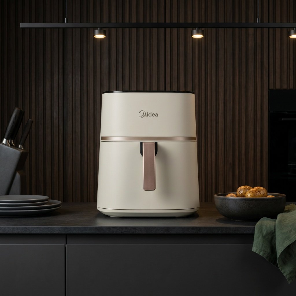 Аэрогриль Midea MF-CN70M (W) 7 л молочный купить,34990