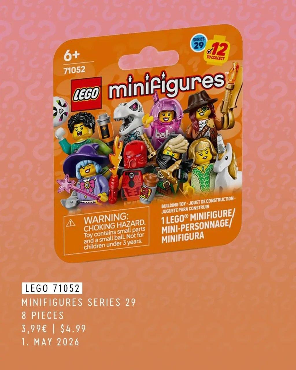Конструктор LEGO LEGO (ЛЕГО) Лего Минифигурка Лего серия 29 Робот Тираннозавр 71052_01, деталей 1 шт купить,NaN