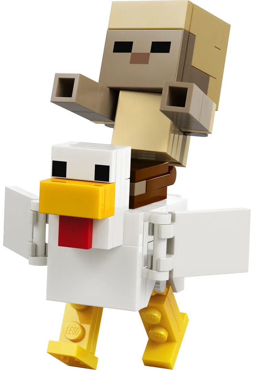 Конструктор LEGO Minecraft Куриный наездник: атака в пустыне 21592, деталей 428 шт купить,NaN
