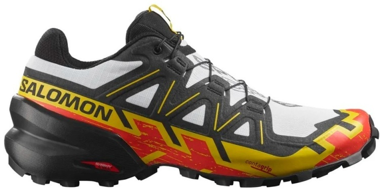 Кроссовки Salomon Speedcross 6 GTX L41737800 черно-белые 42 2/3  купить,NaN