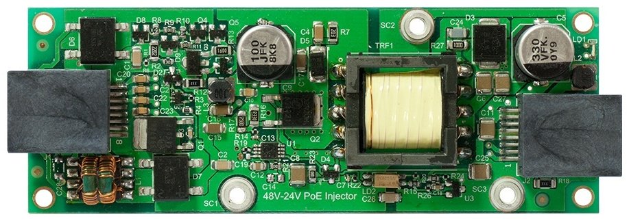 MikroTik PoE инжектор RBGPOE-CON-HP 1 шт, пластик