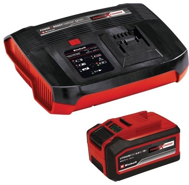 Зарядное устройство 6A Boostcharger Einhell (4512143) + Комплект АКБ 18V 4-6 Ah купить,NaN