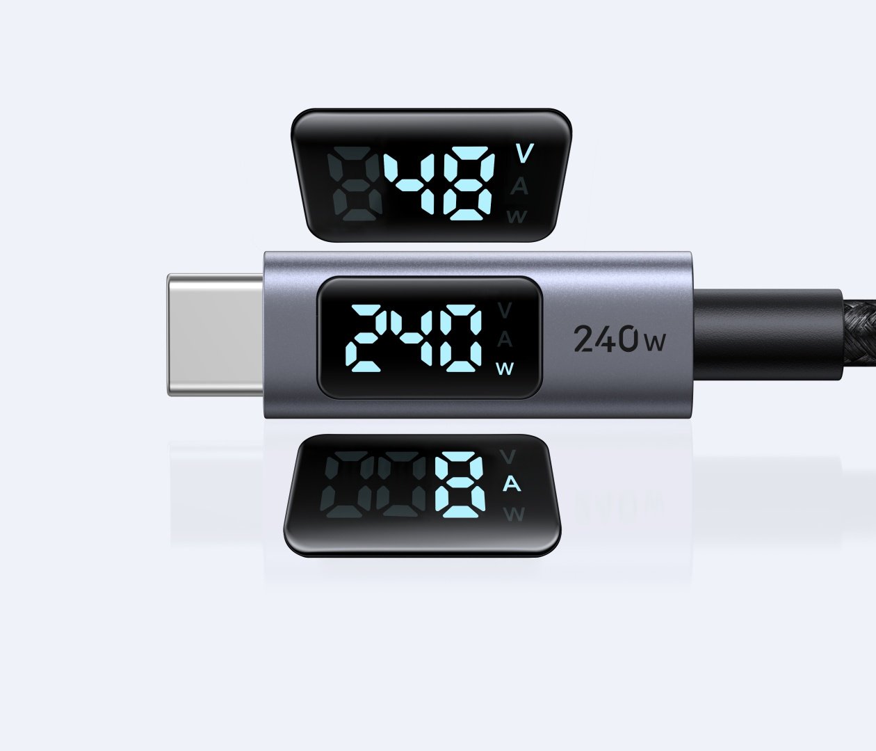 Кабель Ugreen USB TypeC (M), 2 м, L530 (65867) серый купить,NaN