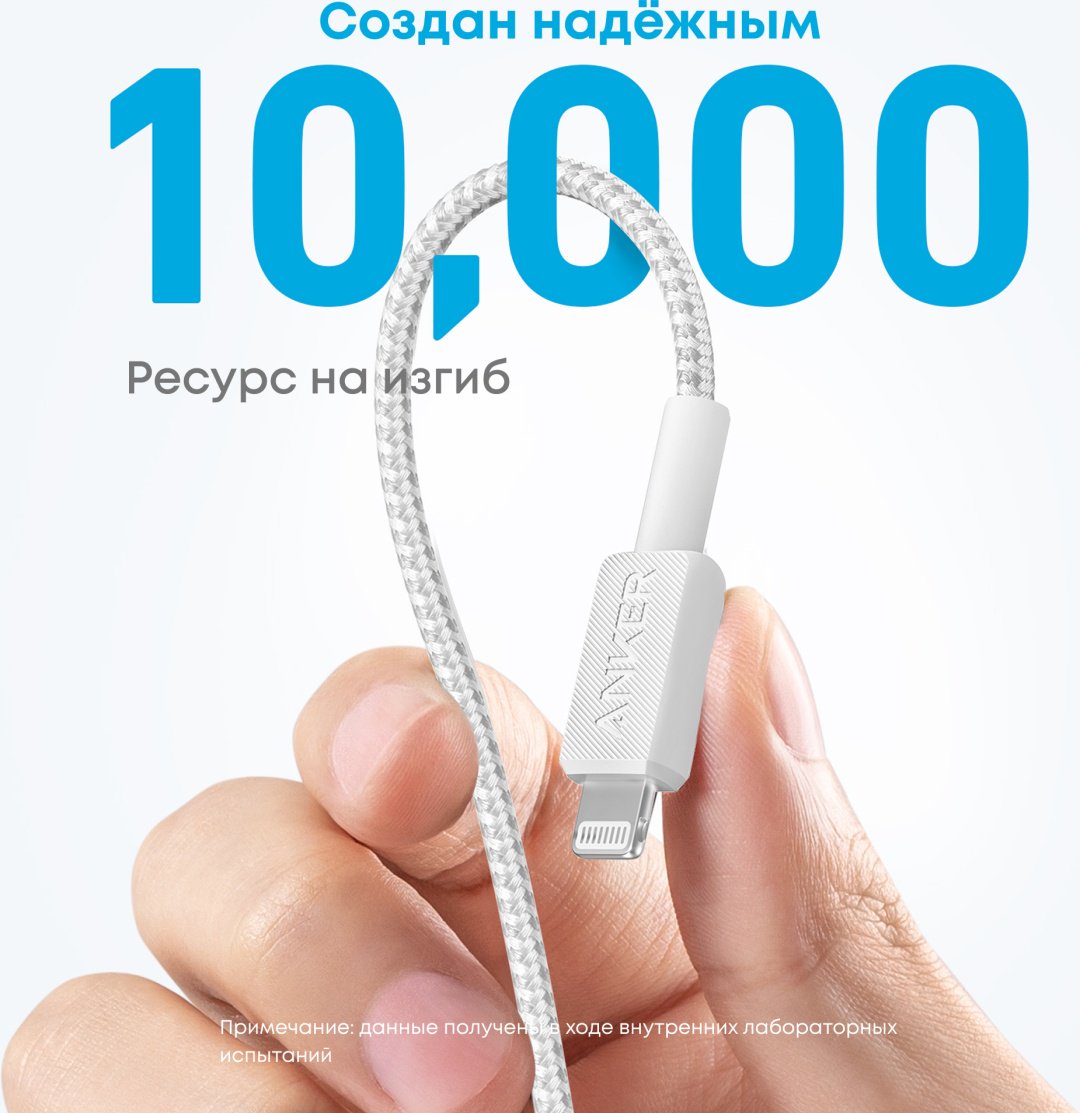 Кабель Anker USB TypeC (M), 0.9 м, A81F6G11 черный купить,4052