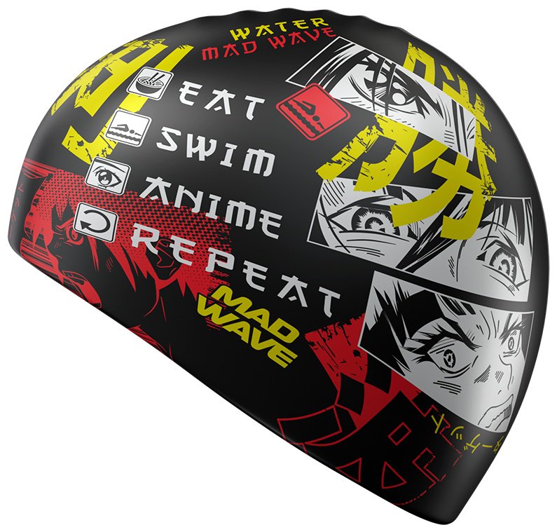 Шапочка Mad Wave M0555 31 0 00W черный размер: универсальный