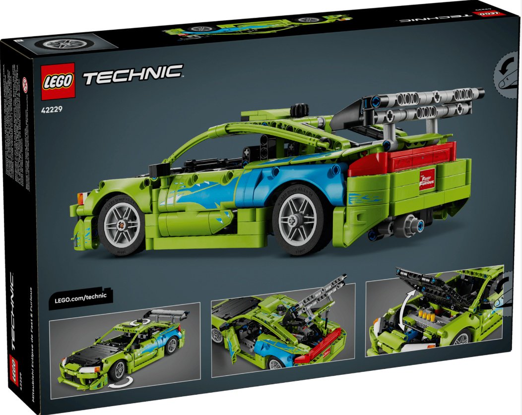 Конструктор LEGO Technic Mitsubishi Eclipse 42229, деталей 827 шт купить,NaN