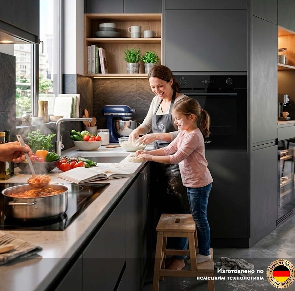 Духовой шкаф HAUSLER HSL-BO75LDG2QEXC черный купить,NaN