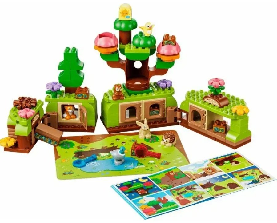 Конструктор LEGO Конструктор Lego Дупло Лес открытий с дикими животными 10480, деталей 131 шт купить,NaN
