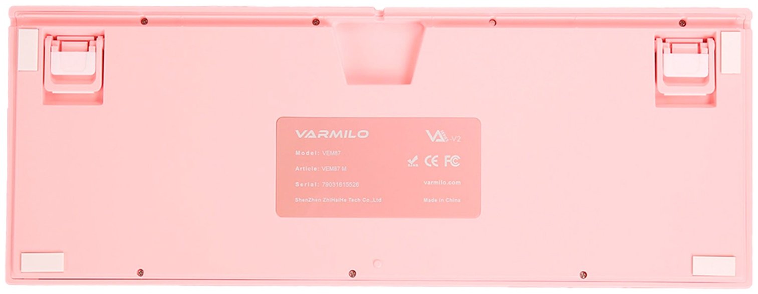 Клавиатура VARMILO VEM87 Sakura A33A042A8A3A01A036 розовый купить,NaN