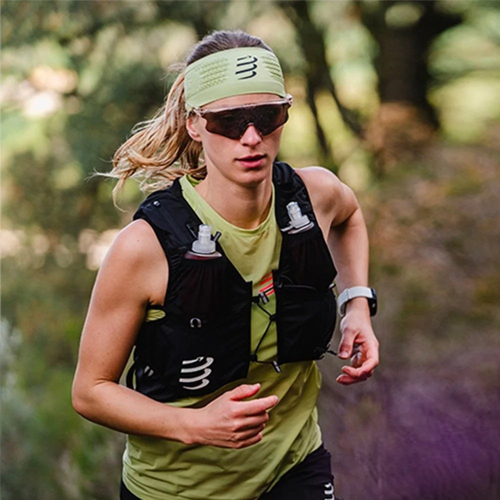 Compressport Headband XBNU390-6044 зеленый