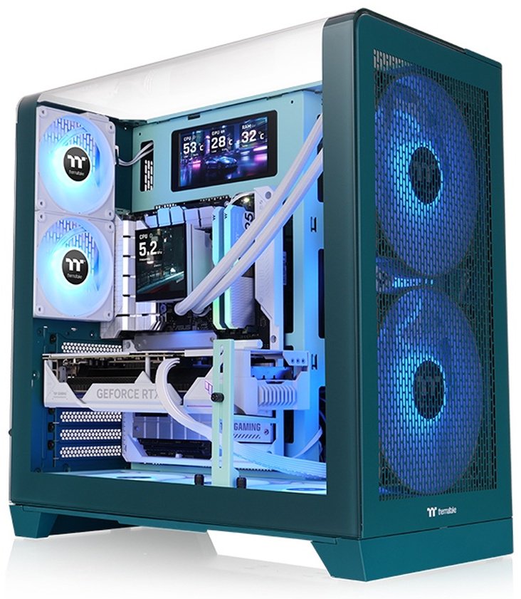 Корпус Thermaltake CA-11F-00MTWN-00 синий купить,NaN