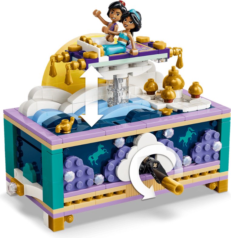 Конструктор LEGO Disney Princess Шкатулка для украшений Жасмин 43295, деталей 458 шт