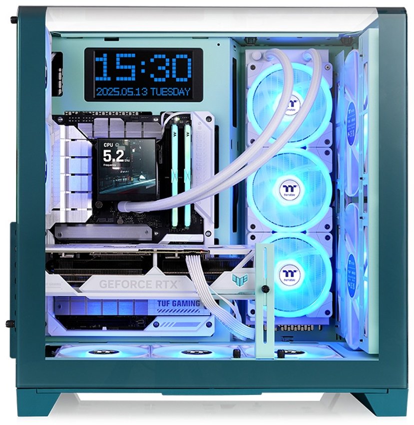 Корпус Thermaltake CA-11F-00MTWN-00 синий купить,NaN