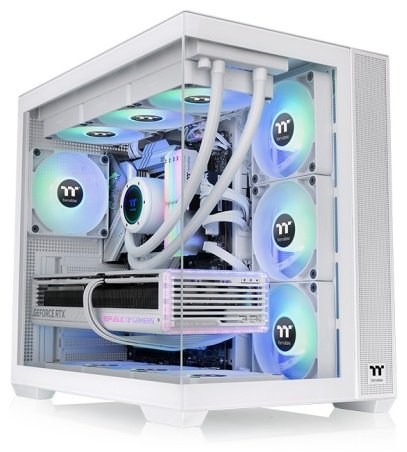 Корпус Thermaltake View 380 TG ARGB Snow CA-1Z2-00M6WN-00 белый купить,NaN