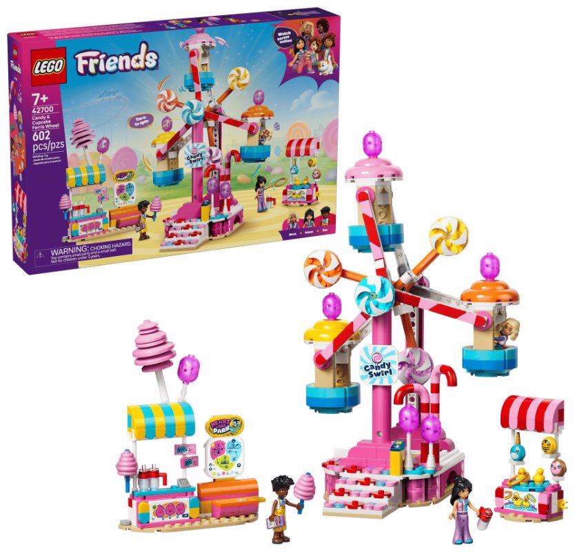 Конструктор LEGO Friends Паразеркалье: Сладости и капкейки 42700, деталей 602 шт купить,NaN