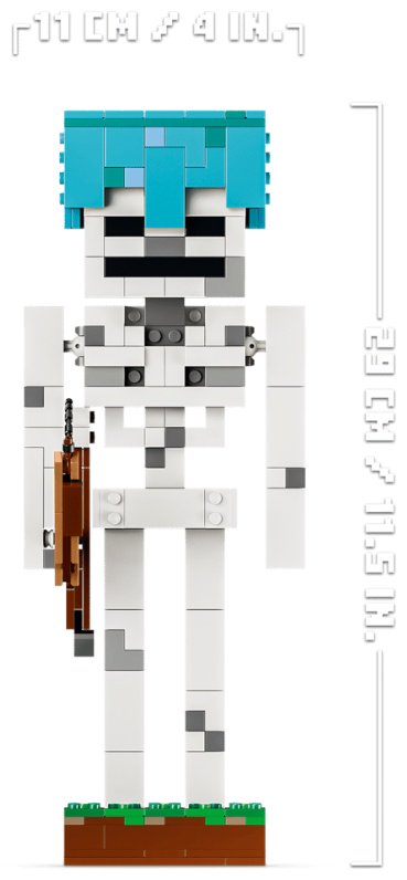 Конструктор LEGO Minecraft Скелет 21594, деталей 502 шт