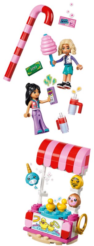 Конструктор LEGO Friends Паразеркалье: Сладости и капкейки 42700, деталей 602 шт купить,NaN