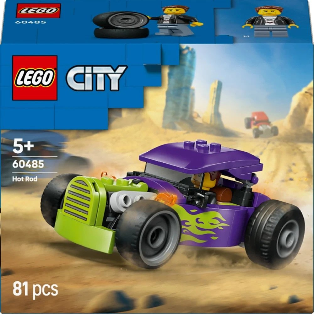 Конструктор LEGO Лего Город Гоночный автомобиль 60485, деталей 81 шт купить,NaN