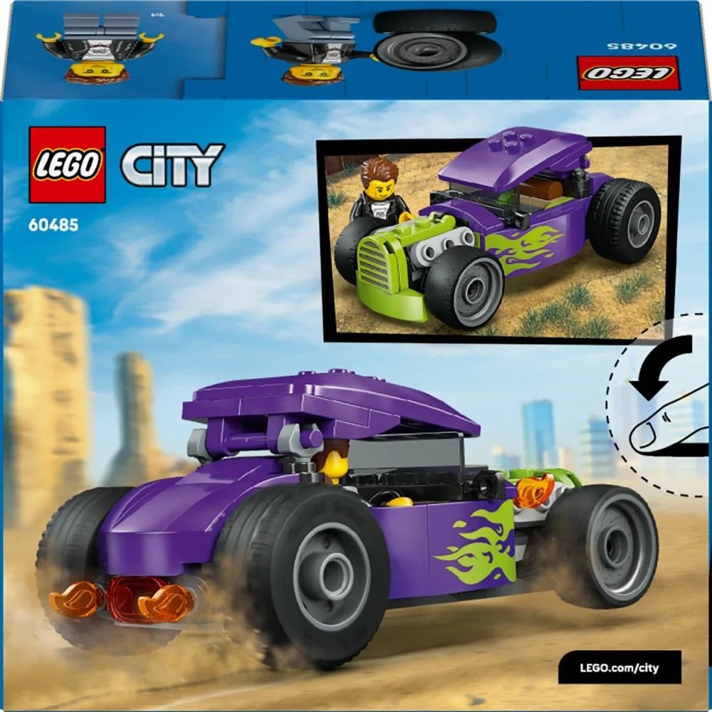 Конструктор LEGO Лего Город Гоночный автомобиль 60485, деталей 81 шт купить,NaN