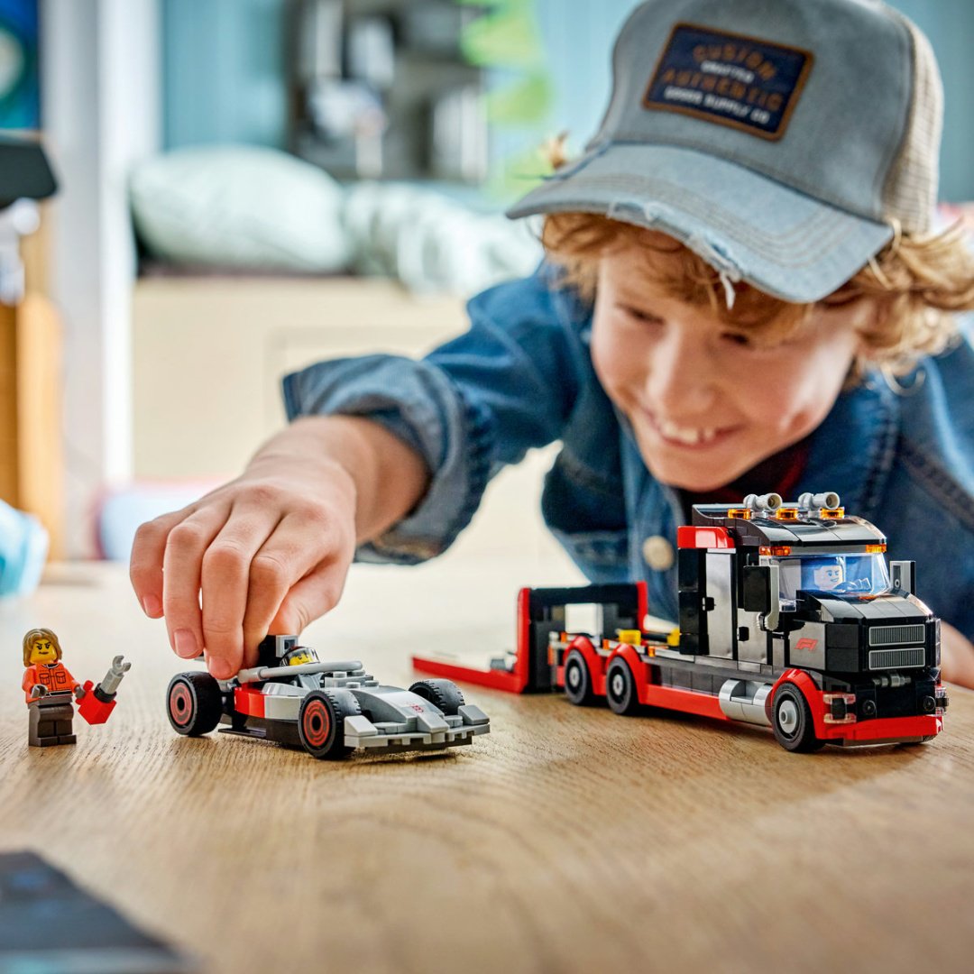 Конструктор LEGO Демонстрационный грузовик F1 с гоночным автомобилем Audi F1 60493, деталей 508 шт купить,NaN