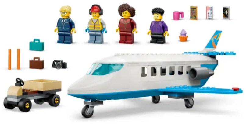 Конструктор LEGO LEGO City Город Пассажирский самолет 60492, деталей 118 шт купить,NaN