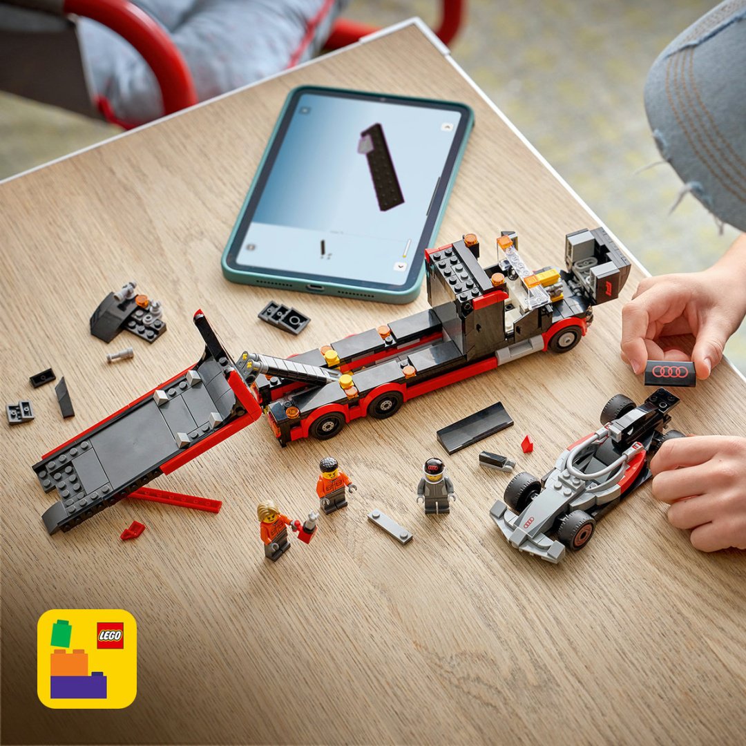 Конструктор LEGO Демонстрационный грузовик F1 с гоночным автомобилем Audi F1 60493, деталей 508 шт купить,NaN