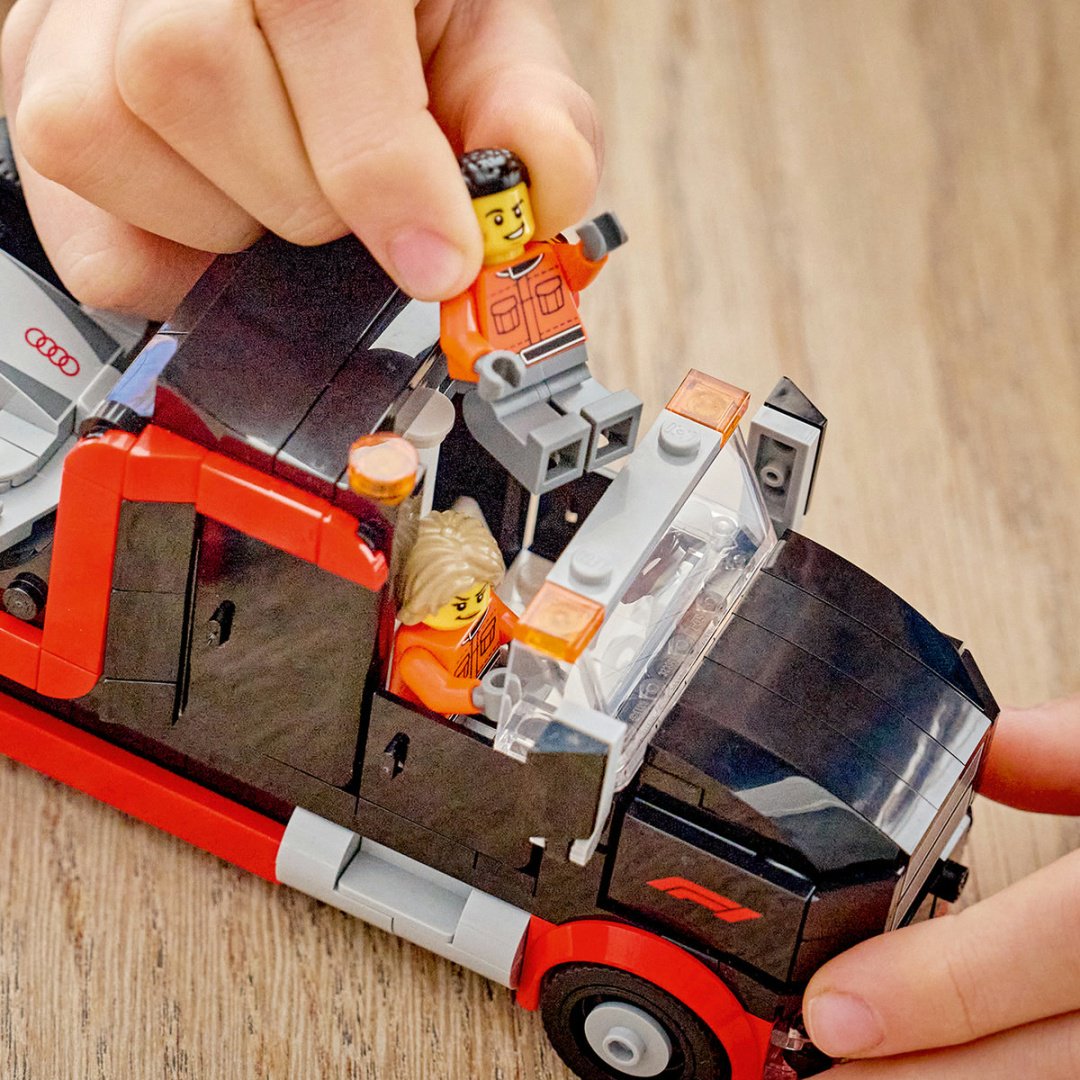 Конструктор LEGO Демонстрационный грузовик F1 с гоночным автомобилем Audi F1 60493, деталей 508 шт купить,NaN