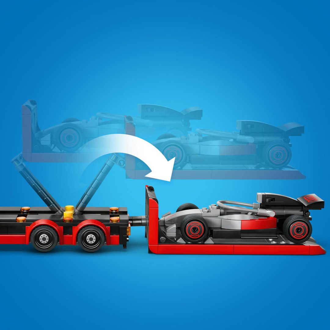 Конструктор LEGO Демонстрационный грузовик F1 с гоночным автомобилем Audi F1 60493, деталей 508 шт купить,NaN