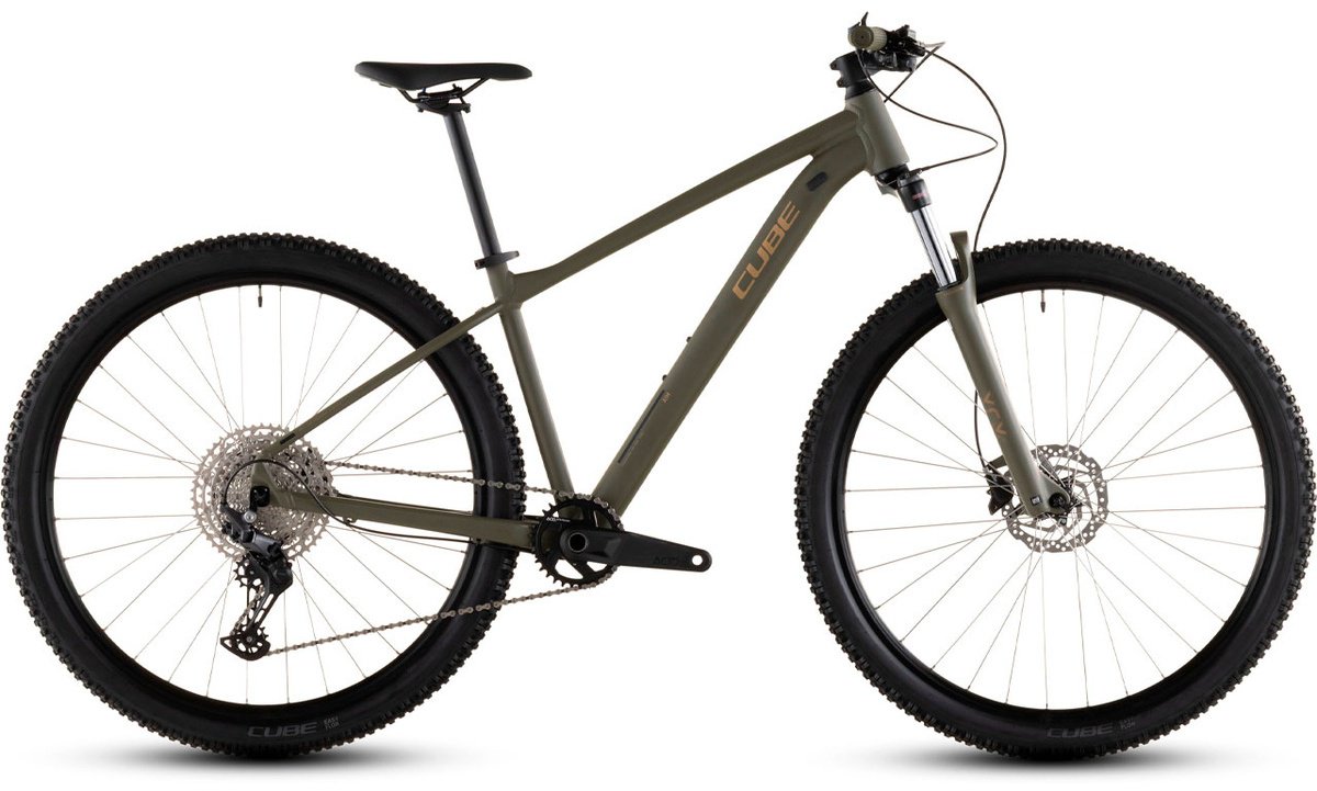 Велосипед Cube Aim SLX 2026 18 дюймов зеленый-желтый купить,499900