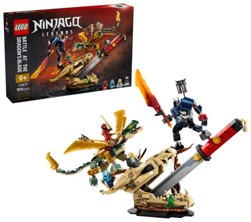 Конструктор LEGO Конструктор LEGO Ninjago Ниндзяго Битва у Клинка Дракона 71871, деталей 1016 шт купить,NaN