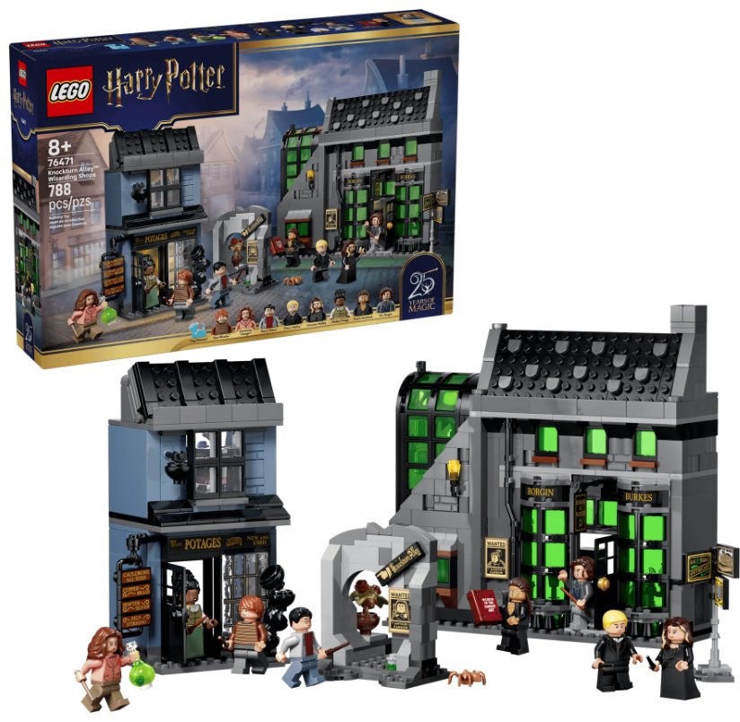 Конструктор LEGO Harry Potter Волшебные магазины 76471, деталей 788 шт купить,NaN