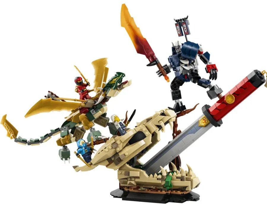 Конструктор LEGO Конструктор LEGO Ninjago Ниндзяго Битва у Клинка Дракона 71871, деталей 1016 шт купить,NaN