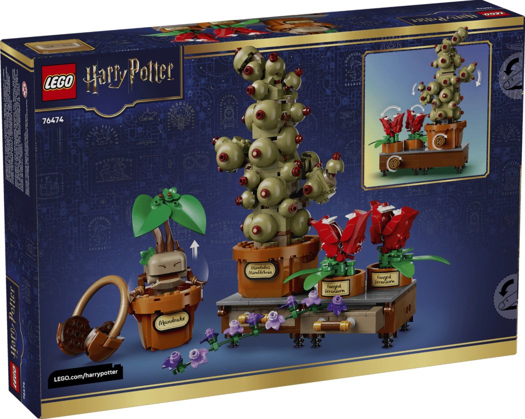 Конструктор LEGO Harry Potter Растения с курса гербологии в Хогвартсе 76474, деталей 817 шт купить,NaN